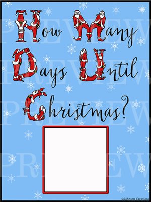 cover image of Christmas Countdown Sign